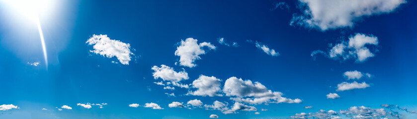 Panorama Wolkengebilde