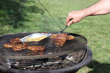 Grillen season, Grill party im sommer