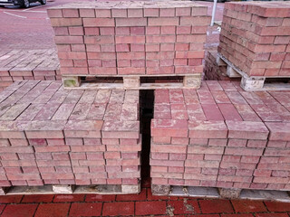 Several Pallets of Bricks