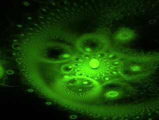 Obraz premium Imaginatory fractal background generated Image