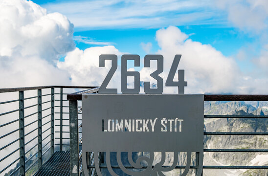  Lomnicky stit or peak in High Tatras mountains, April 2021, Lomnicky stit, Slovakia