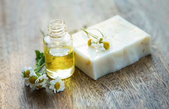 Chamomile soap and oil