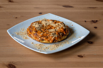 Tortilla con mojo y gofio