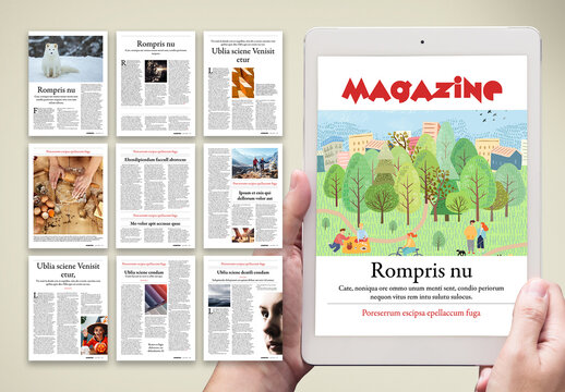 Digital Magazine Layout