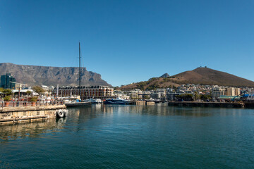 Naklejka premium Waterfront in 2018, Cape Town, South Africa