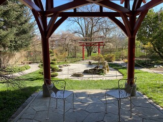 Japanese Garden (Jardin japonais), Conservatory and Botanical Garden of the City of Geneva...