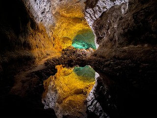 Cueva de los Verdes Lanzarote Canaries Espagne