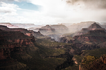 Fototapeta premium Grand Canyon Rain Weather
