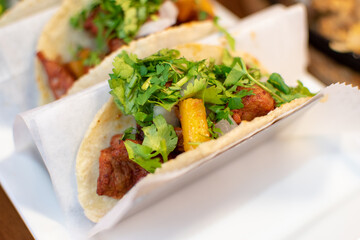 Mexican American taco