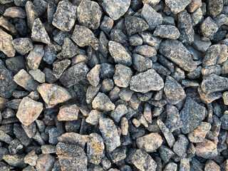 texture of little stones or small rocks