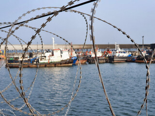 Barbed wire