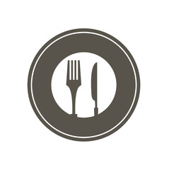 Restaurant menu flat icons

