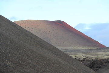 Paysage Volcanique Lanzarote Îles Canaries Espagne