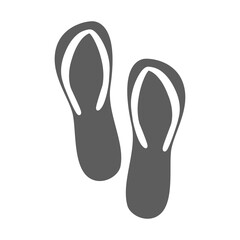 Flip flops icon vector illustration design isolated
