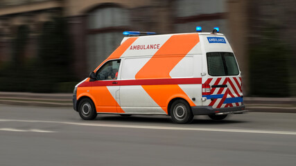 Fast moving ambulance © Halytskyi Olexandr