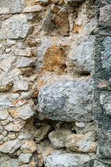 an old castle ruin on the mountain