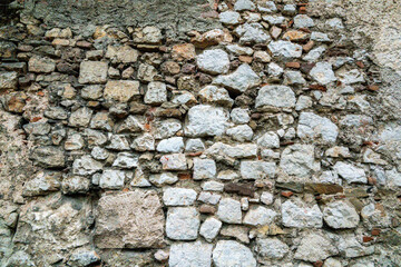 an old castle ruin on the mountain