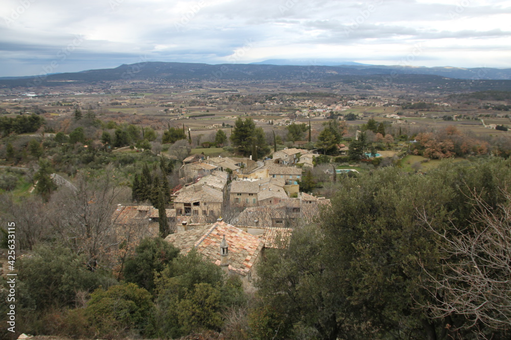 Poster Oppède-Le-Vieux, Lubéron, Vaucluse	