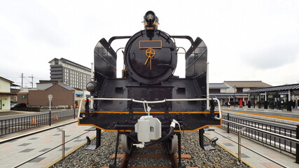 津山駅蒸気機関車2