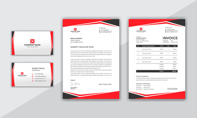 Corporate identity modern business stationery pack design