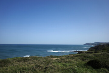 Fototapeta na wymiar Shore of the Basque Country