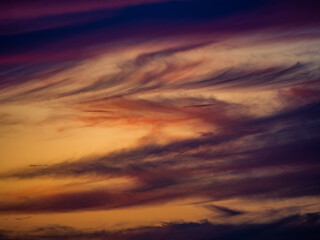 Fototapeta premium sunset in the sky