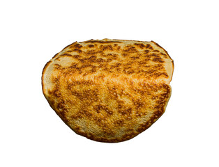 pancake isolated on white background