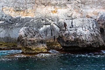 rocks in the sea
