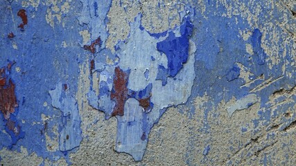Old paint affected over time.