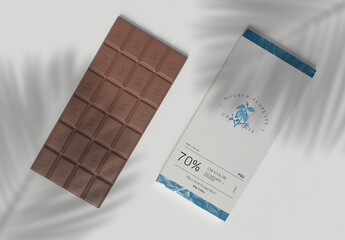 Wrapped Chocolate Bar Mockup