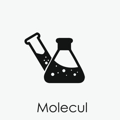 Laboratory flask with liquid vector icon.  Editable stroke. Linear style sign for use on web design and mobile apps, logo. Symbol illustration. Pixel vector graphics - Vector
