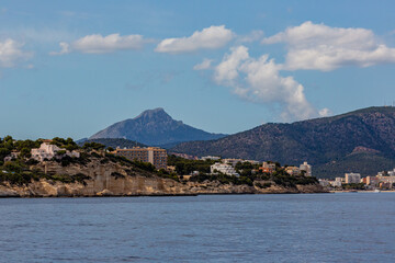 majorca, touristic view of coastline
