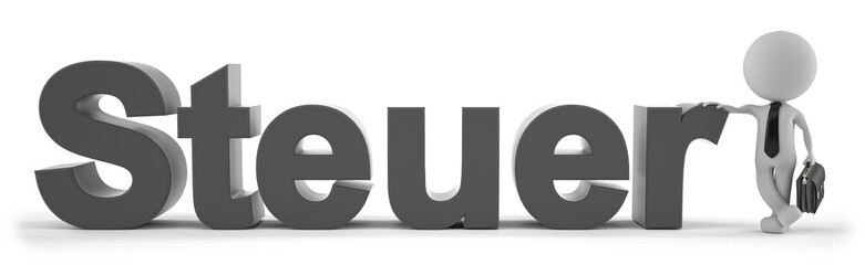 Steuer Überschrift für Homepage zum Thema Geldanlage und Finanzen © Mediaparts