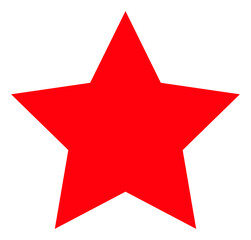 Obraz premium Star icon with flat style. Isolated raster star icon image on a white background.