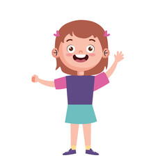 little girl character