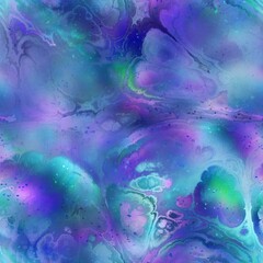 Seamless iridescent rainbow light pattern for print. High quality illustration. Swirly mix of pastel colors resembling holographic foil. Fantasy spectrum mermaid fantastical pattern for print.