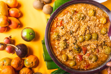 Traditional food from Nicaragua. 