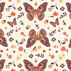 Seamless Butterfly Pattern