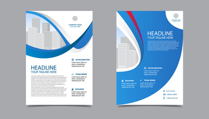 Business flyer template a4 size 