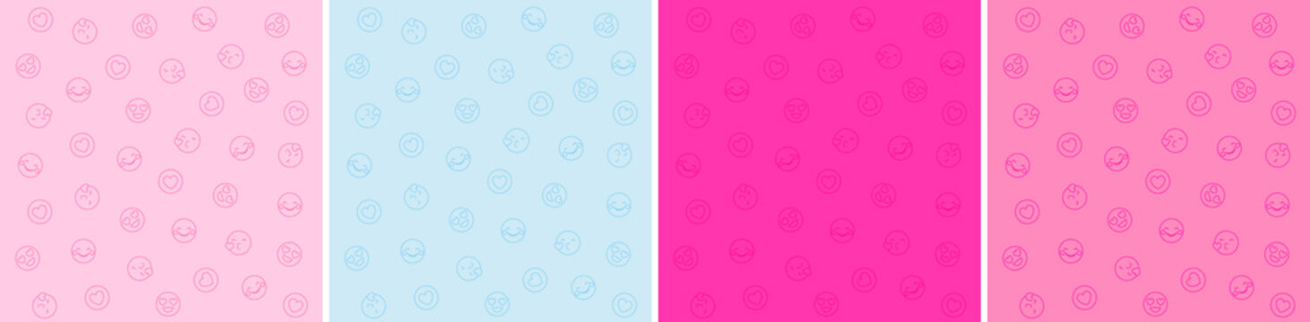 Lovely Emoji Texture 