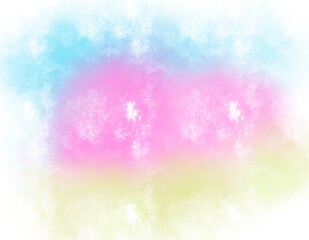 Colorful watercolor splash on white background