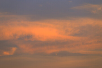 Naklejka na ściany i meble Sky at sunset,Twilight sky after sunset