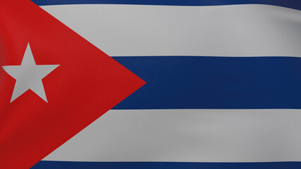 Obraz premium Cuba flag texture