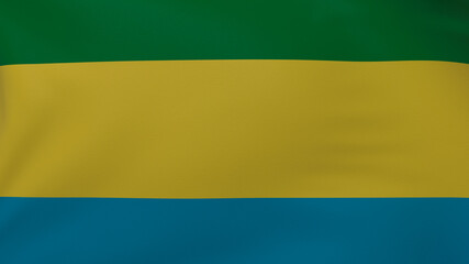 Gabon flag texture