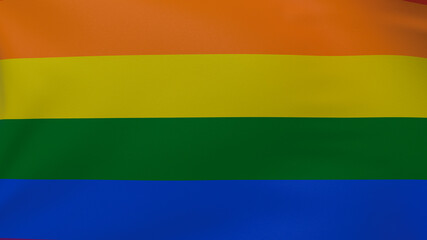 LGBT flag background.