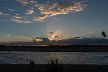Fototapeta premium Atardecer en Argentina.