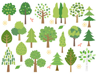 いろいろな木のセット