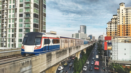 Sky train in Bangkok 