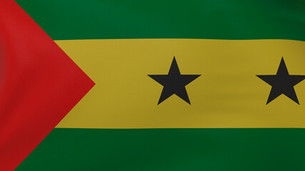 Sao Tome and Principe flag texture