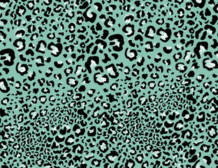 Seamless leopard design pattern, animal print.